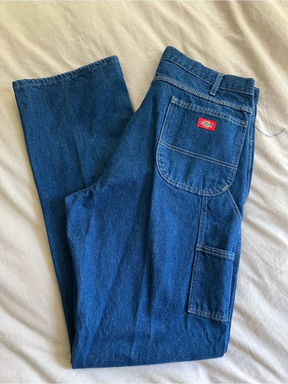 Dickies | Medium Wash Cargo Carpenter Workwear Jeans